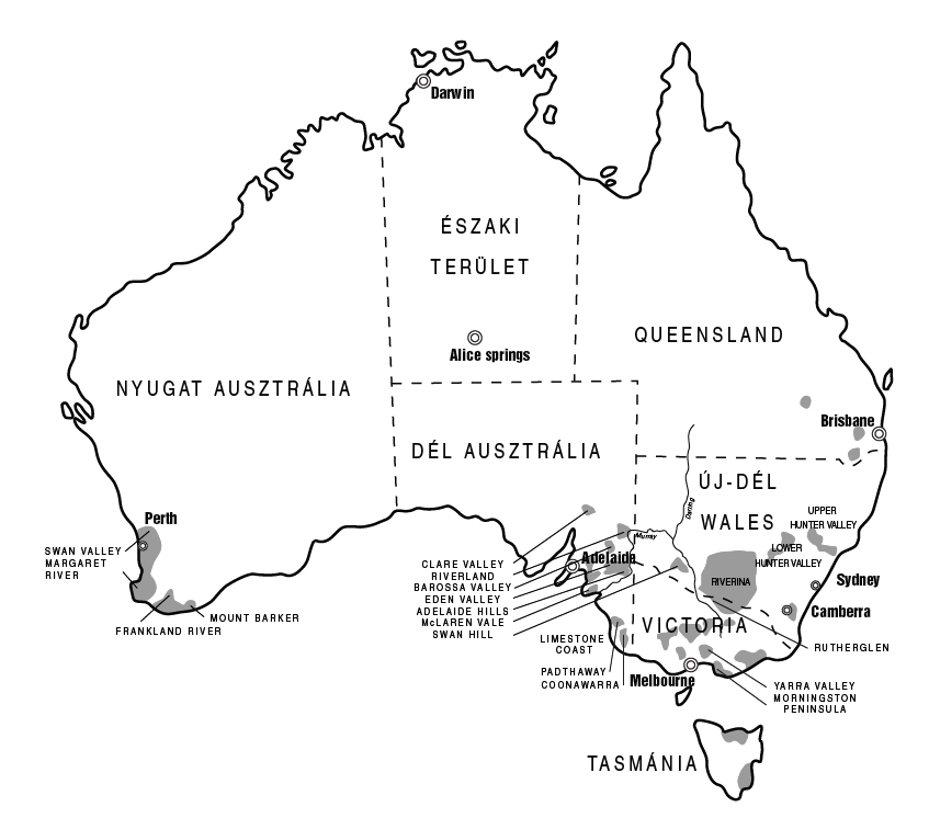 Ausztrália: kis kontinens, nagy borászat