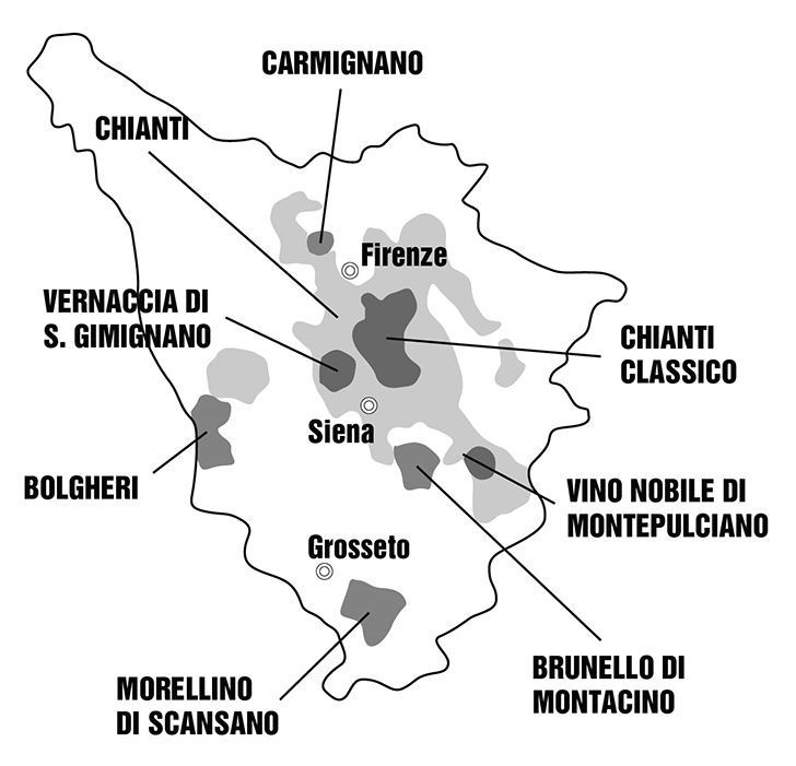 Közép-Olaszország: a Chianti hazája