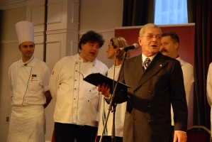 Gálaebéd Konyári János tiszteletére