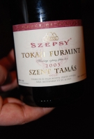 Szepsy-Oremus kóstoló