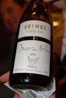 Szepsy-Oremus kóstoló