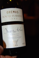 Szepsy-Oremus kóstoló