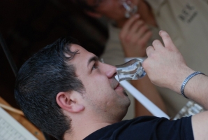 Erősítés italból és kolbászból