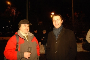 Demonstratív koccintás Tokajért