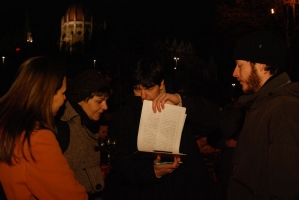 Demonstratív koccintás Tokajért