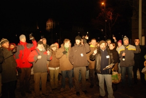 Demonstratív koccintás Tokajért