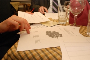 Osztrák borokat kóstoltunk