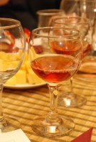 Osztrák borokat kóstoltunk