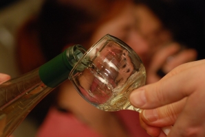 Osztrák borokat kóstoltunk