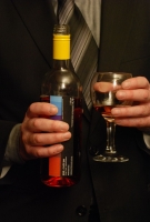 Osztrák borokat kóstoltunk