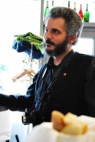 Gizella és Németh János a Vinoport Borbárban