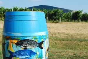 Művészi hordók a Vylyannál