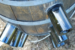 Művészi hordók a Vylyannál