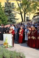 Gál Tibor emlékszobrot avattak