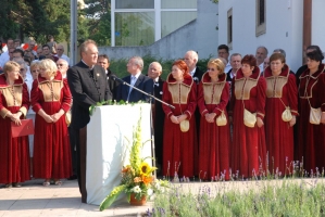 Gál Tibor emlékszobrot avattak