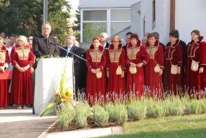Gál Tibor emlékszobrot avattak