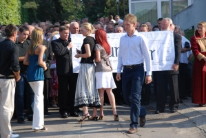 Gál Tibor emlékszobrot avattak