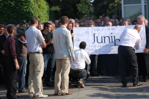 Gál Tibor emlékszobrot avattak